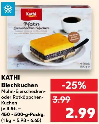 Kaufland KATHI Blechkuchen Angebot