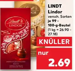 Kaufland LINDT Lindor Angebot
