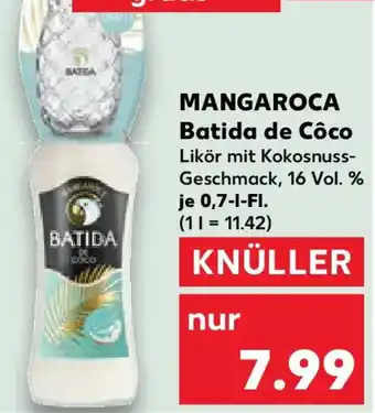 Kaufland MANGAROCA Batida de Côco Angebot