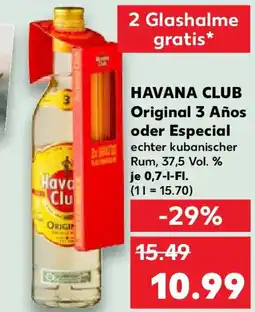 Kaufland HAVANA CLUB Original 3 Años oder Especial Angebot