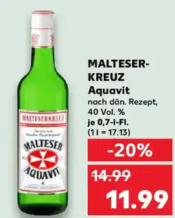 Kaufland MALTESERKREUZ Aquavit Angebot