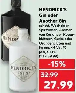 Kaufland HENDRICK'S Gin oder Another Gin Angebot