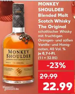 Kaufland MONKEY SHOULDER Blended Malt Scotch Whisky The Original Angebot