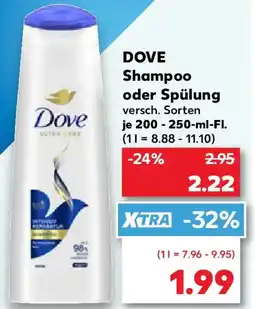 Kaufland DOVE Shampoo oder Spülung Angebot
