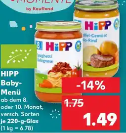 Kaufland HIPP Baby- Menü Angebot