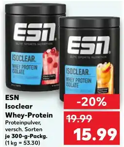 Kaufland ESN Isoclear Whey-Protein Angebot