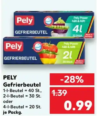 Kaufland PELY Gefrierbeutel Angebot