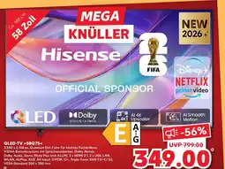 Kaufland Hisense QLED-TV 58Q7S Angebot