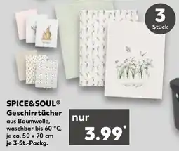 Kaufland SPICE&SOUL Geschirrtücher Angebot