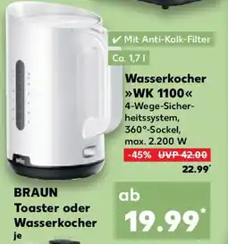 Kaufland DeLonghi Wasserkocher WK 1100 Angebot
