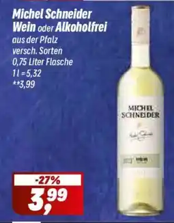 Simmel Michel Schneider Wein oder Alkoholfrei Angebot