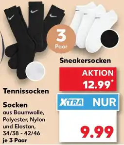 Kaufland NIKE Sneakersocken Angebot