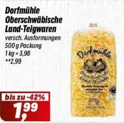 Simmel Dorfmühle Oberschwäbische Land-Teigwaren Angebot