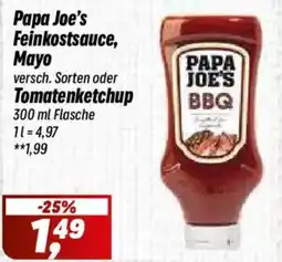 Simmel Papa Joe's Feinkostsauce, Mayo oder Tomatenketchup Angebot