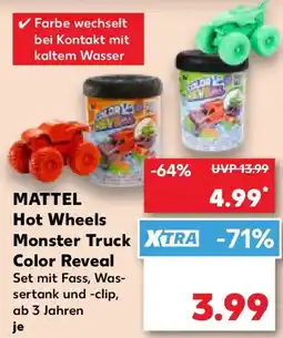 Kaufland MATTEL Hot Wheels Monster Truck Color Reveal Angebot