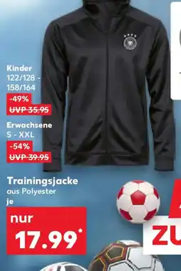 Kaufland Trainingsjacke Erwachsene S-XXL Angebot
