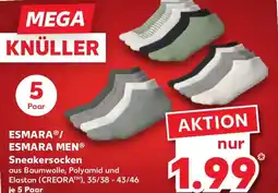 Kaufland ESMARA/ ESMARA MEN Sneakersocken Angebot