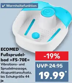 Kaufland ECOMED Fußsprudelbad FS-70E Angebot