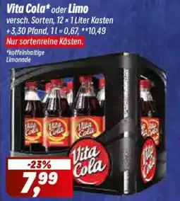 Simmel Vita Cola oder Limo Angebot