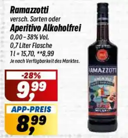 Simmel Ramazzotti oder Aperitivo Alkoholfrei Angebot