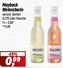Simmel Maybach Weinschorle Angebot