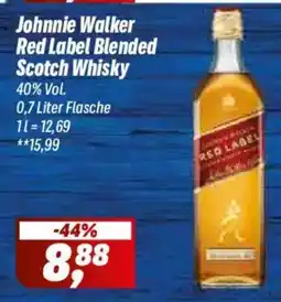 Simmel Johnnie Walker Red Label Blended Scotch Whisky Angebot