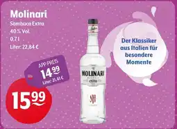 Getränke Hoffmann Molinari Sambuca Extra Angebot