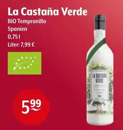 Getränke Hoffmann La Castaña Verde BIO Tempranillo Angebot