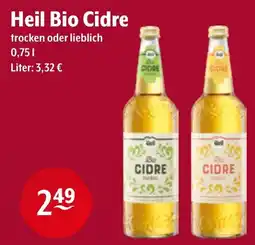 Getränke Hoffmann Heil Bio Cidre Angebot