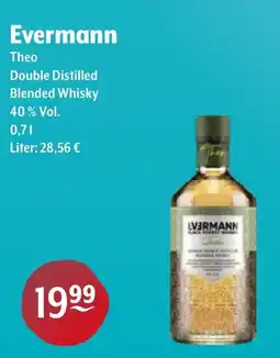 Getränke Hoffmann Evermann Theo Double Distilled Blended Whisky Angebot
