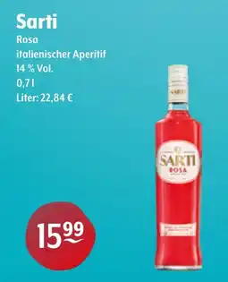 Getränke Hoffmann Sarti Rosa italienischer Aperitif Angebot