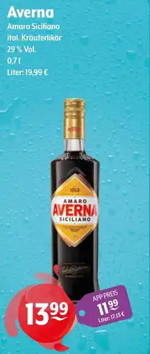 Getränke Hoffmann Averna Amaro Siciliano ital. Kräuterlikör Angebot
