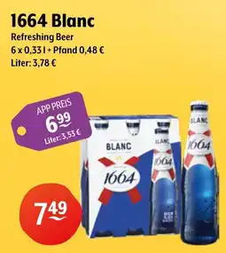 Getränke Hoffmann 1664 Blanc Refreshing Beer Angebot