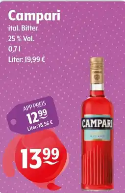 Getränke Hoffmann Campari ital. Bitter Angebot