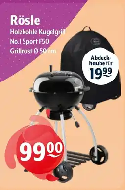 Getränke Hoffmann Rösle Holzkohle Kugelgrill No.1 Sport F50 Grillrost Ø 50 cm Angebot
