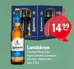 Getränke Hoffmann Landskron Premium Pilsner oder Pupen-Schultzes Schwarzes Angebot