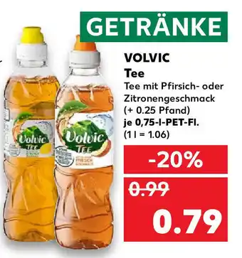 Kaufland Volvic Tee je 0.75-l-PET-Fl. Angebot