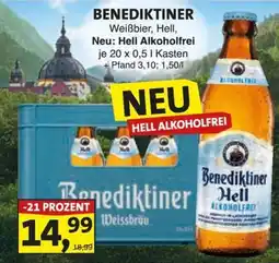 Lösch Depot BENEDIKTINER Weißbier, Hell, Angebot