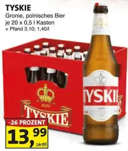 Lösch Depot TYSKIE Gronie, polnisches Bier Angebot