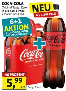 Lösch Depot COCA-COLA Original Taste, Zero Angebot