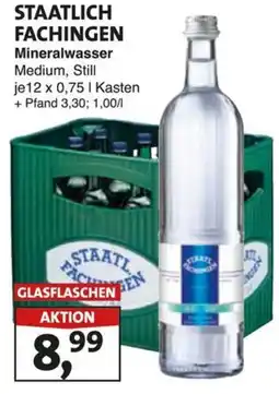 Lösch Depot STAATLICH FACHINGEN Mineralwasser Medium, Still Angebot