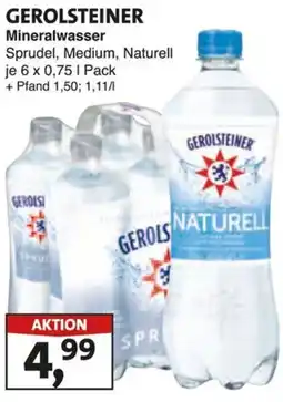 Lösch Depot GEROLSTEINER Mineralwasser Angebot