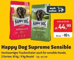 Das Futterhaus Happy Dog Supreme Sensible Angebot