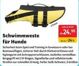 Das Futterhaus Trixie Schwimmweste für Hunde Angebot