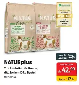 Das Futterhaus NATURplus Trockenfutter für Hunde Angebot