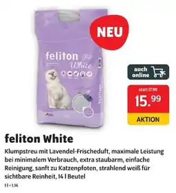 Das Futterhaus feliton White Klumpstreu Angebot