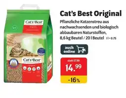 Das Futterhaus Cat's Best Original Angebot