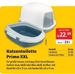 Das Futterhaus Trixie Katzentoilette Primo XXL Angebot