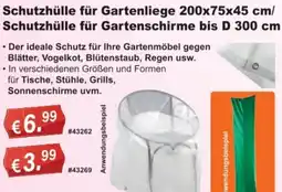 Stabilo Fachmarkt Schutzhülle für Gartenliege/ Schutzhülle für Gartenschirme bis D 300 cm Angebot