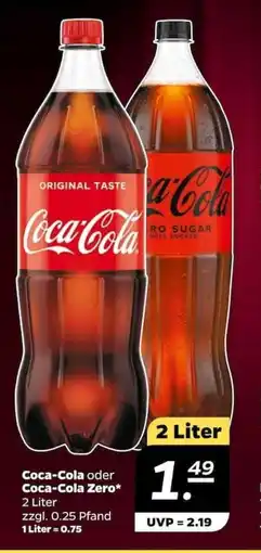 NETTO Coca-Cola oder Coca-Cola Zero Angebot